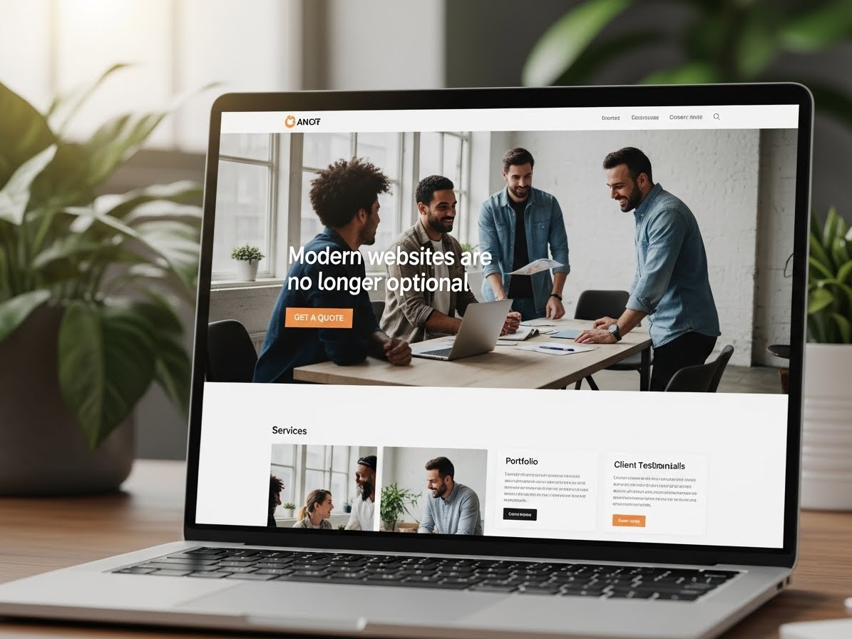 Websites Modernos Já Não São Opcional — São Estratégia de Crescimento